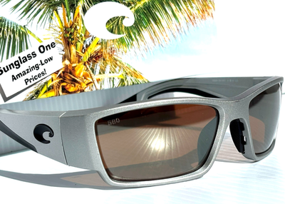 Costa CORBINA PRO Silver Metallic POLARIZED Copper 580G GLASS