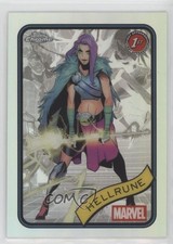 2025 Topps Chrome Marvel Comics Refractor Hellrune #199 0w77