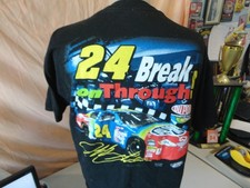 Vintage Jeff Gordon T Shirt Adult L #24 Dupont NASCAR Break On Through 2000