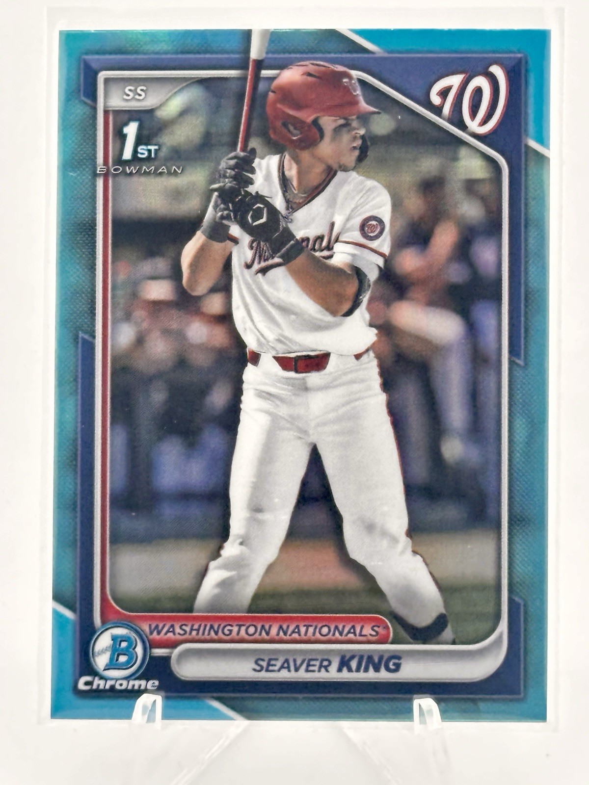 2024 Bowman Draft - Chrome Seaver King #BDC-62 Sky Blue Refractor (RC)