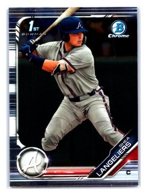 Shea Langeliers 2019 Bowman Draft Chrome 1st Rookie #BDC-67 Atlanta Braves