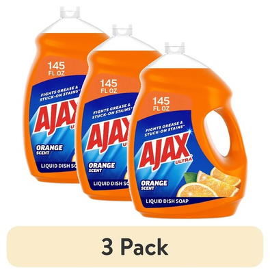 #ad #ad Ajax Ultra Triple Action Dish Soap 3 Pack Orange Scent 145 fl oz​ $34.98