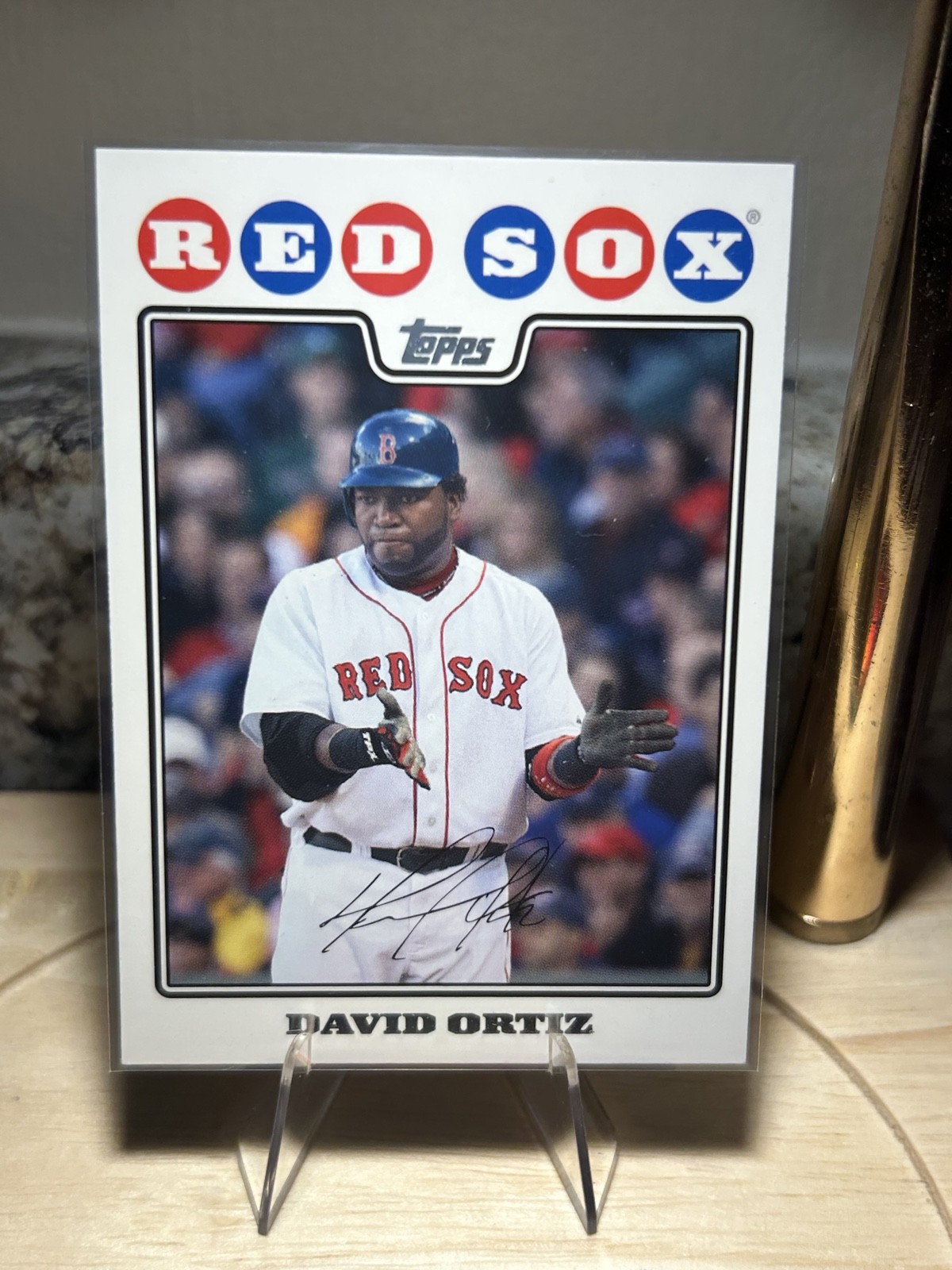 2008 Topps Boston Red Sox - David Ortiz #BOS1