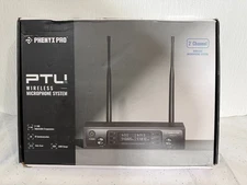Phenyx Pro Wireless Microphone System Dual Wireless Mics,w/ 2 Handheld PTU-71