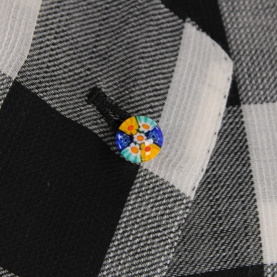 Abrigo deportivo Belvest nuevo sin etiquetas mezcla de lana talla 50R 40R EE. UU. en negro/blanco a cuadros búfalo Foto 3 de 4