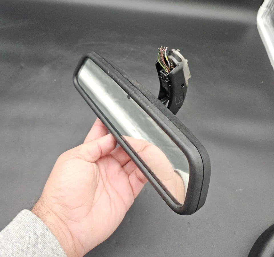 00-06 BMW E46 325ci 330ci CONVERTIBLE Inside Upper Rear View Mirror Auto Dimming - Image 2 of 4