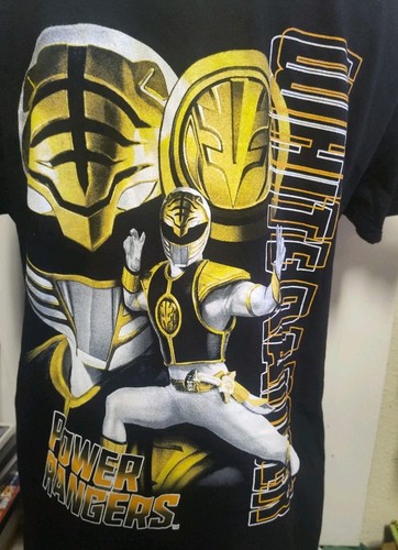 Mighty Morphin Power Rangers Adult New With Tags T-Shirt White Ranger Hot Topic - Picture 2 of 5