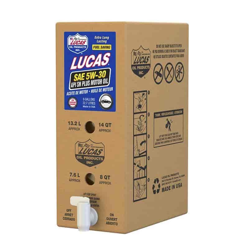 Api Sn Plus Motor Oil Sae 5w-30 - 6 Gallon Bag In A Box