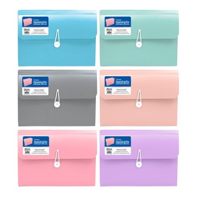 BAZIC 7-Pocket Expanding File Folder, A-Z Tabs, Letter Size, Random Color