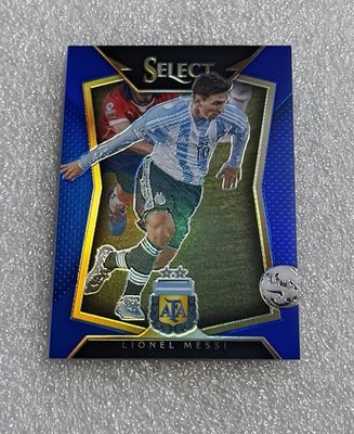 LIONEL MESSI 2015-16 Panini Select BLUE PRIZM REFRACTOR #/299 FIRST YEAR SELECT!