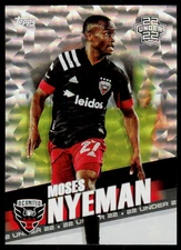 2022 Topps MLS Moses Nyeman 181 D.C. United