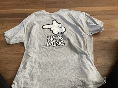 He s Mine Short Sleeve Tshirt Size XL