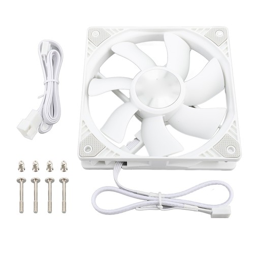 120mm PWM Case Fan 7 Blades 2000RPM MFDB Bearing Low Noise PC Cooling Fan 12V FY - Afbeelding 14 van 23