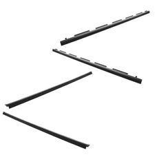 Inner & Outer Window Sweep Felt Seal Weatherstrip 4 Pc Kit Set for Chevy Truck