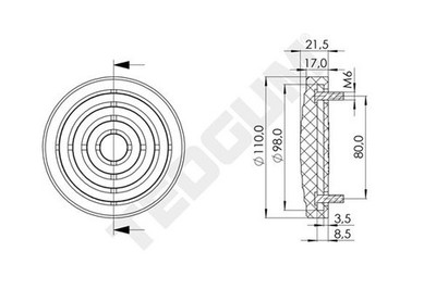 For TED-GUM 00842690 RUBBER WASHER FOR THE LIFTING LEAD