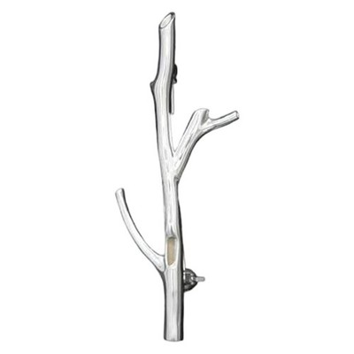 Brosche Astform Blumeneinsatz Geschenk Deko Mode Kleidung Corsage