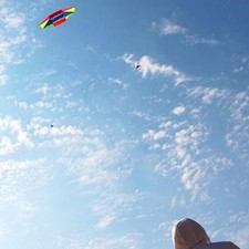 Colorful Kite Toy Easy to Fly Single Line Kite for Kids Adults Children