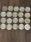 (20) Kennedy Half Dollar 1967 Silver circulated Lot. Very Nice