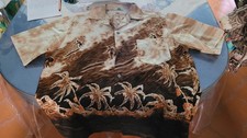 RARE 50's HAWAIIAN SHIRT MALIHINI VERY GOOD CONDITION SIZE M MADE IN HAWAII