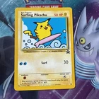 Surfing Pikachu 28 Wizards Of The Coast Vintage Black Star Promo Pokemon Card