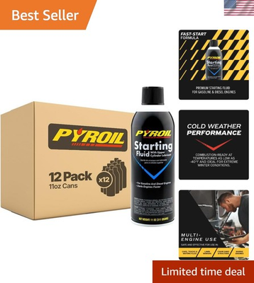 #ad Regular Starting Fluid with Upper Cylinder Lubricant for Gasoline amp; Diesel E... $65.99
