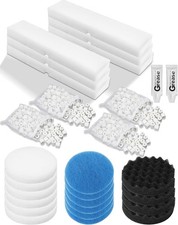 28 Pcs Replacement Filter Media Kit Fit Fluval FX2/FX4/FX5/FX6 Aquarium Filters