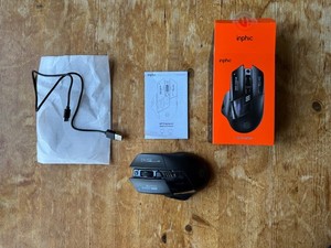 BRAND NEW INPHIC EXPLORER Souris de jeu sans fil - noir