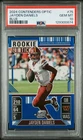 2024 Panini Contenders Optic Rookie Ticket Jayden Daniels Blue Prizm /99 PSA 10