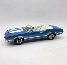 Lane Exact Detail 1972 Olds 442 Blue W-30 WCC303 1:18 Missing Hardtop 