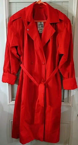 J.Gallery Petite Treach Red Coat 11/12