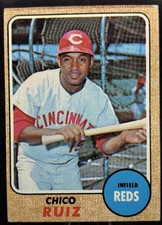 1968 Topps #213 Chico Ruiz Cincinnati Reds