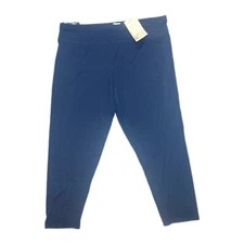 Kleen Pull On Cropped Leggings XL Heartstring Lounge Casual Sustainable Blue