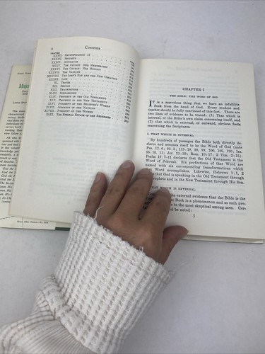 1971 Major Bible Themes HC/DJ Lewis Sperry Chafer - Picture 10 of 18