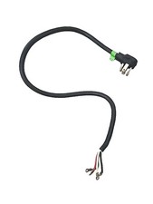 4 Prong Appliance Stove Power Cord 4 Wire 220V 50 Amp Replacement Part Black 4ft