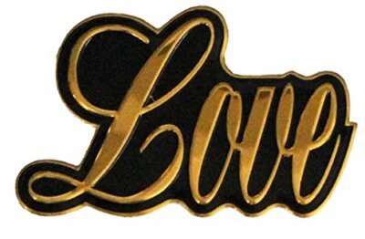 C&d Visionary Cdx Liebe Metall Sticker, 1.5 '', Gold