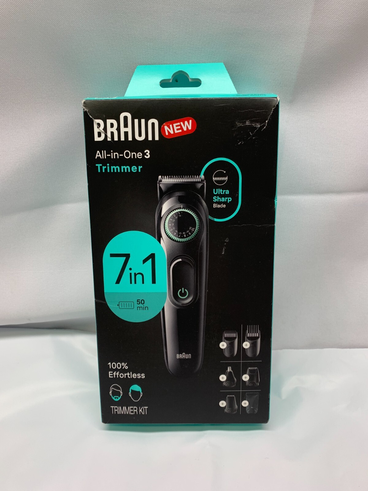 Braun Series 3 All-in-One 7-in-1 Electric Grooming Kit Beard Trimmer AIO3470