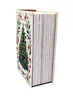 Molly & Rex Mini Book Box Christmas Tree w/ Cranberry Soap 10231