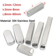 Round Ended Feather Key Drive Shaft Parallel Keys 3mm 4mm 5mm 6mm 8mm 10mm 12mm