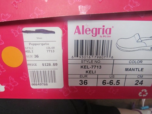 Alegria Black slip-on shoe EU: 36, US: 5.5-6 - Picture 3 of 3