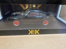 1:18 kk models PORSCHE 911 3.2  CARRERA CS 1989 CLUDSPORT BLACK