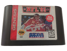 NFL '95 (Sega Genesis, 1994) Sega Sports Cartridge only Clean tested Excellent