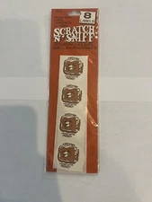 Toys for America Peanut Butter Sandwich Scratch and Sniff Stickers Sealed 1980s