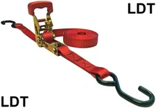 ERICKSON 05519 Cargo Strap Red 665 lb. Load Limit 4 - PACK