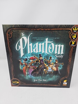 Iello The Phantom Society Grand Palace Hotel Board Game Ghost Hunter 2-4 Players