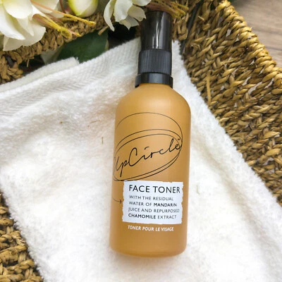 UPCIRCLE FACE TONER 100ML - HYALURONIC ACID MANDARIN & CHAMOMILE VEGAN FACE CARE