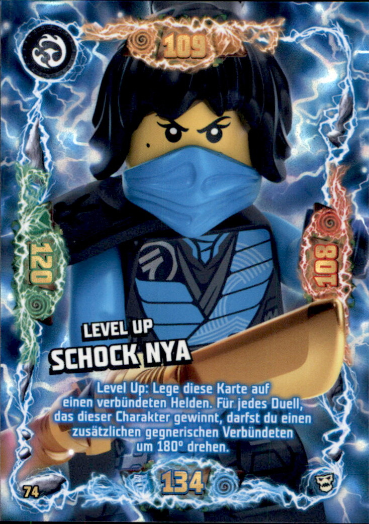 74 - Level Up Schock Nya LEGO Ninjago Trading Card Serie 6 NEXT