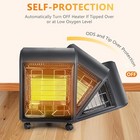 Propane Patio Heater, Portable Outdoor 18000BTU Gas Radiant Heater, LP Propane  — photo 2