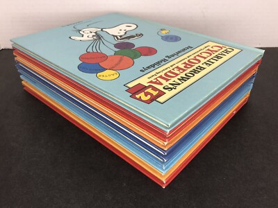 1980 Charlie Brown's 'Cyclopedia Book Set 8 Volumes 1,3,5,7,8,10