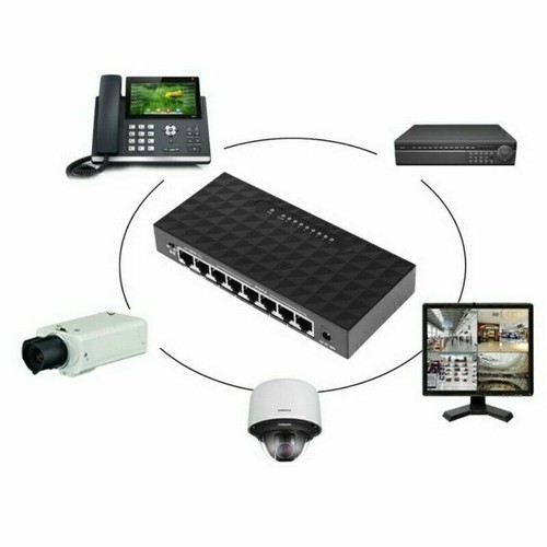 8-Fach RJ45 Splitter Verteiler Netzwerk Patch LAN Internet Kabel zum Einbau - 第 3/6 張圖片