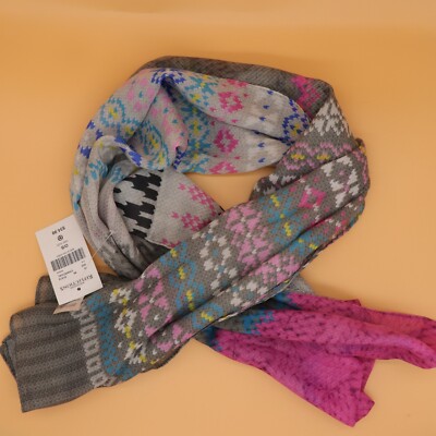 Northern Reflections Charcoal Scarf - Lot of 4 Scarves - New